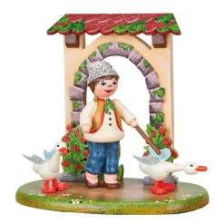 Hubrig Volkskunst Hubrig Miniatures|Country Idyll Goose Herder