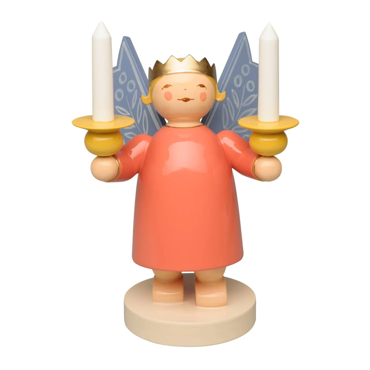 WENDT & KÜHN Wendt & Kuhn Collection|Crown Angel With Two Light Cups And Wooden Angel