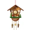 * Wood Tree Decorations|Cuckoo Clock