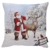 Sandner Home Decorations|Cushion Cover "Santa Claus With Deer"