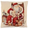 * Home Decorations|Cushion Cover "Santa Claus With Wish List"