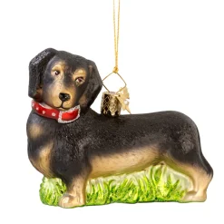 Poesie in Glas Glass Tree Decorations|Dachshund