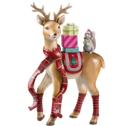 * Decorative Figurines|Deer With Gifts