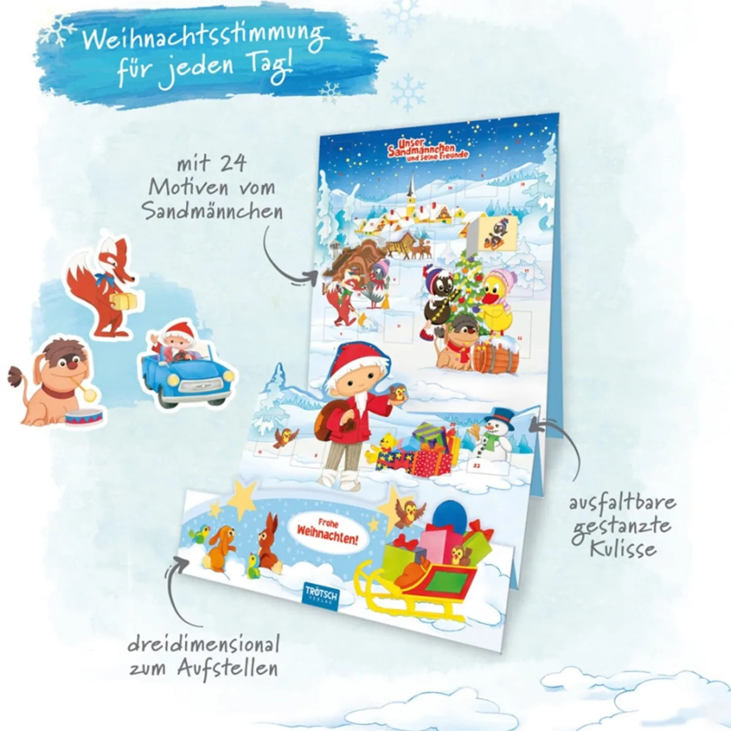 Trötsch Verlag Sandmannchen And His Friends|Display Advent Calendar "Sandman"