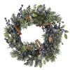 * Home Decorations|Door Or Table Wreath With Blue Berries And Cinnamon Sticks