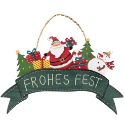 * Hanging Decorations|Door Sign "Frohes Fest"
