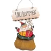 * Hanging Decorations|Door Sign Santa Claus "Welcome"