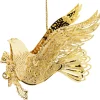 * Brass Tree Decorations|Dove, Gold-Plated