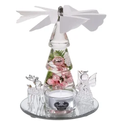 * Candle- & Tealight Holders|Dreamlight "Frozen Nature" - Pyramid Mini