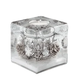 * Candle- & Tealight Holders|Dreamlight "Winter Story" - Candle Holder Cube Smart