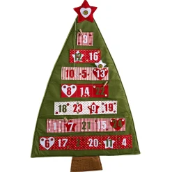 * Advent Decorations & Calendars|Fabric Advent Calendar "Christmas Tree"