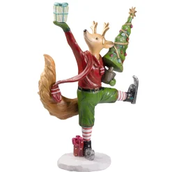 * Decorative Figurines|Fox On Ice Skates
