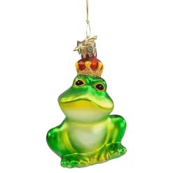 Poesie in Glas Glass Tree Decorations|Frog King
