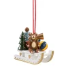 * Wood Tree Decorations|Gift Sleigh