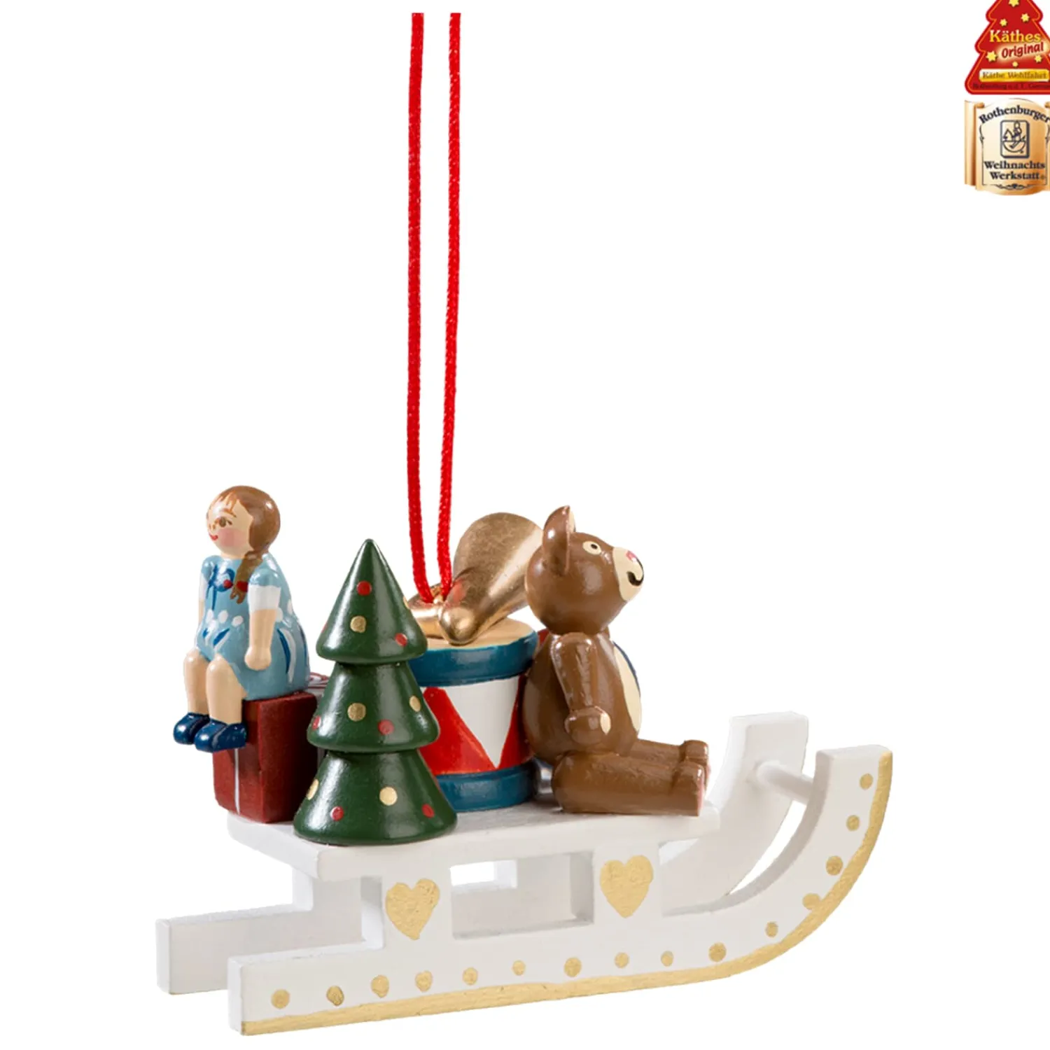 * Wood Tree Decorations|Gift Sleigh