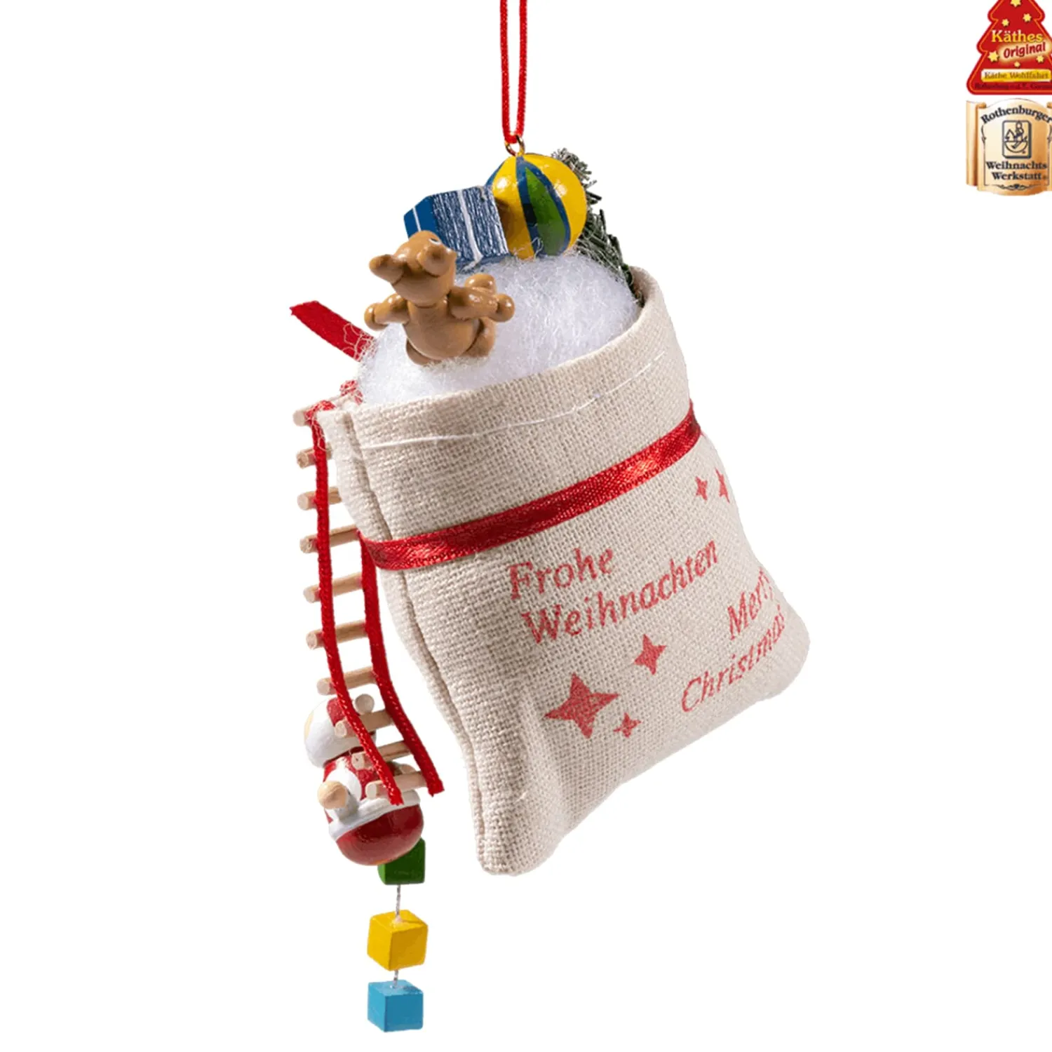 * Wood Tree Decorations|Gifts Sack