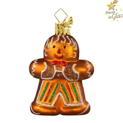 Poesie in Glas Glass Tree Decorations|Gingerbread Boy