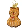 Poesie in Glas Glass Tree Decorations|Gingerbread Cat