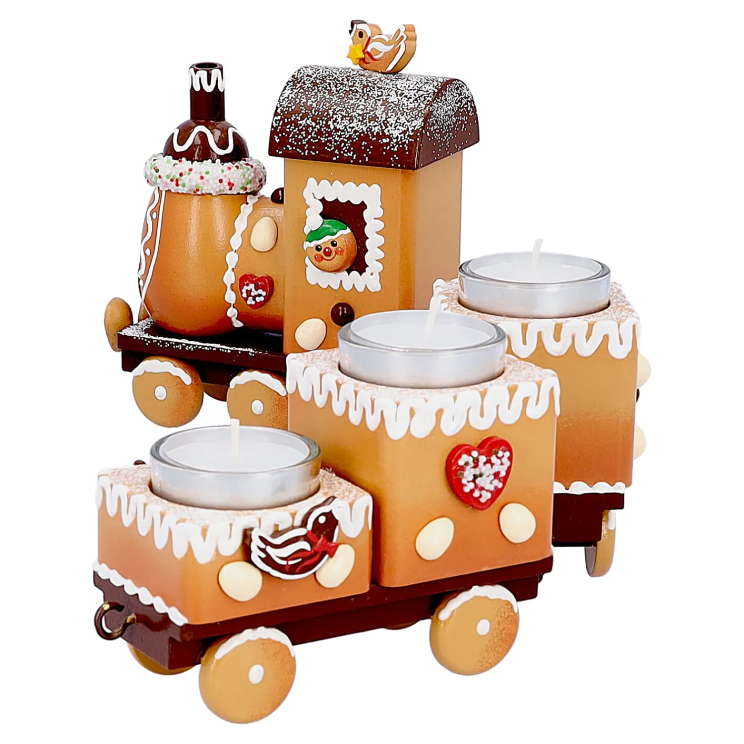 * Incense Smokers|Gingerbread Incense Smoker Train "Wonderful Advent Season"