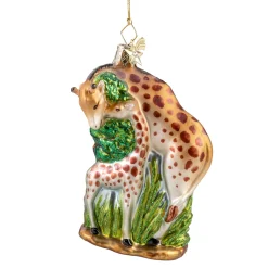 Poesie in Glas Glass Tree Decorations|Giraffe