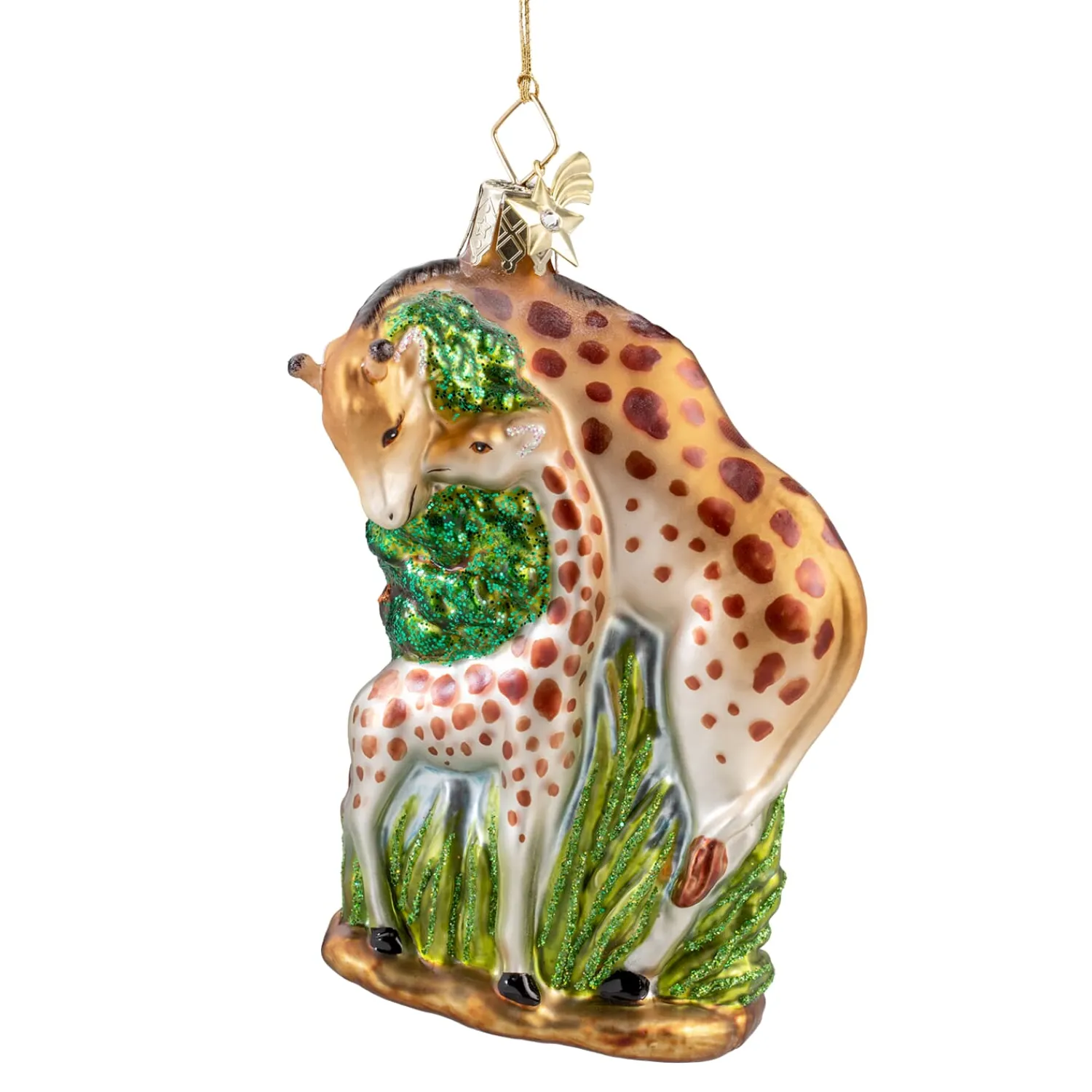Poesie in Glas Glass Tree Decorations|Giraffe