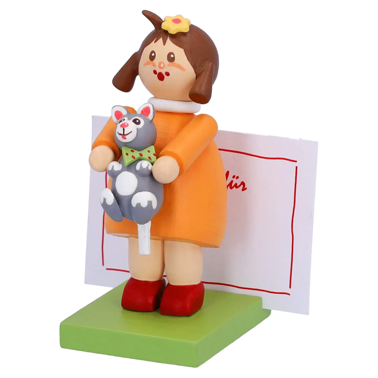 * Kathe's Original Figurines|Girl With Cat