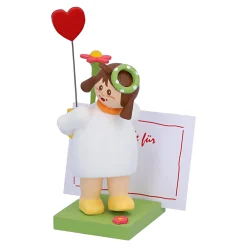 * Kathe's Original Figurines|Girl With Heart And Flowers