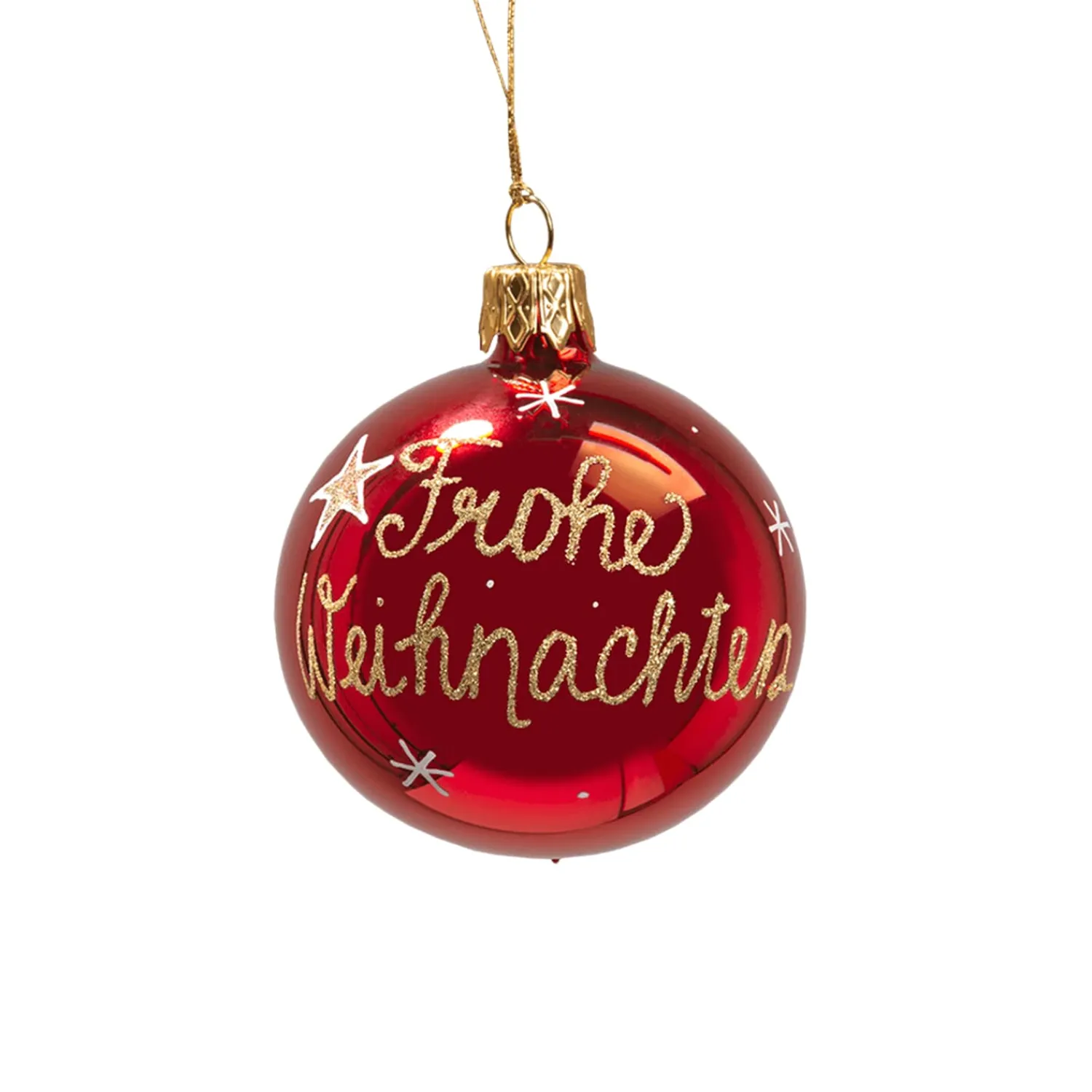 * Tree Baubles And Set Offers|Glass Bauble "Merry Christmas", 6 Cm