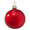 * Tree Baubles And Set Offers|Glass Bauble Opal Red, 7 Cm