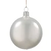 * Tree Baubles And Set Offers|Glass Bauble White, 7 Cm