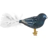 Poesie in Glas Glass Tree Decorations|Glass Bird Dark Blue