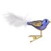 Poesie in Glas Glass Tree Decorations|Glassbird Purple/Gold