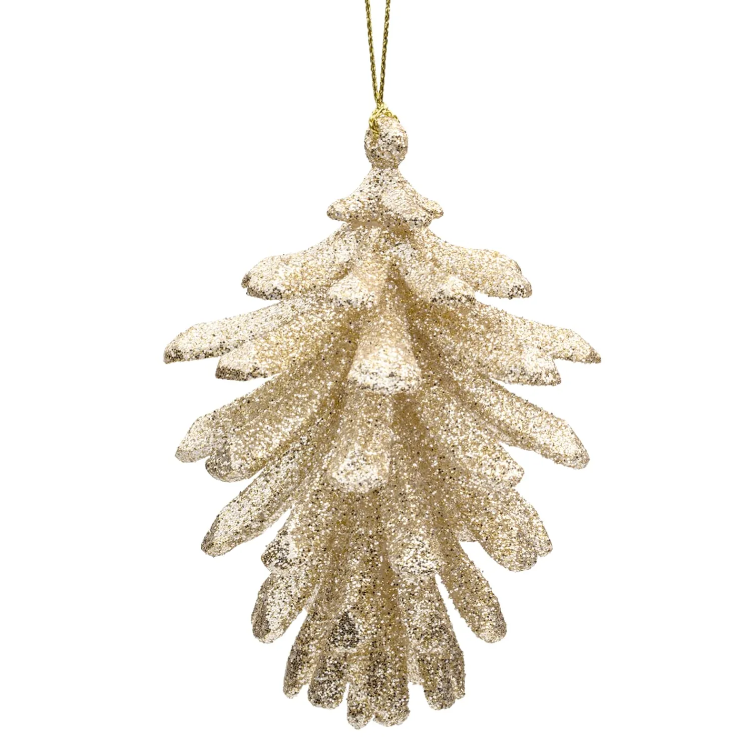 * Resin Tree Decorations|Glittering Cone
