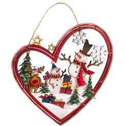 * Hanging Decorations|Hanging Ornament Heart "Winter Fun"