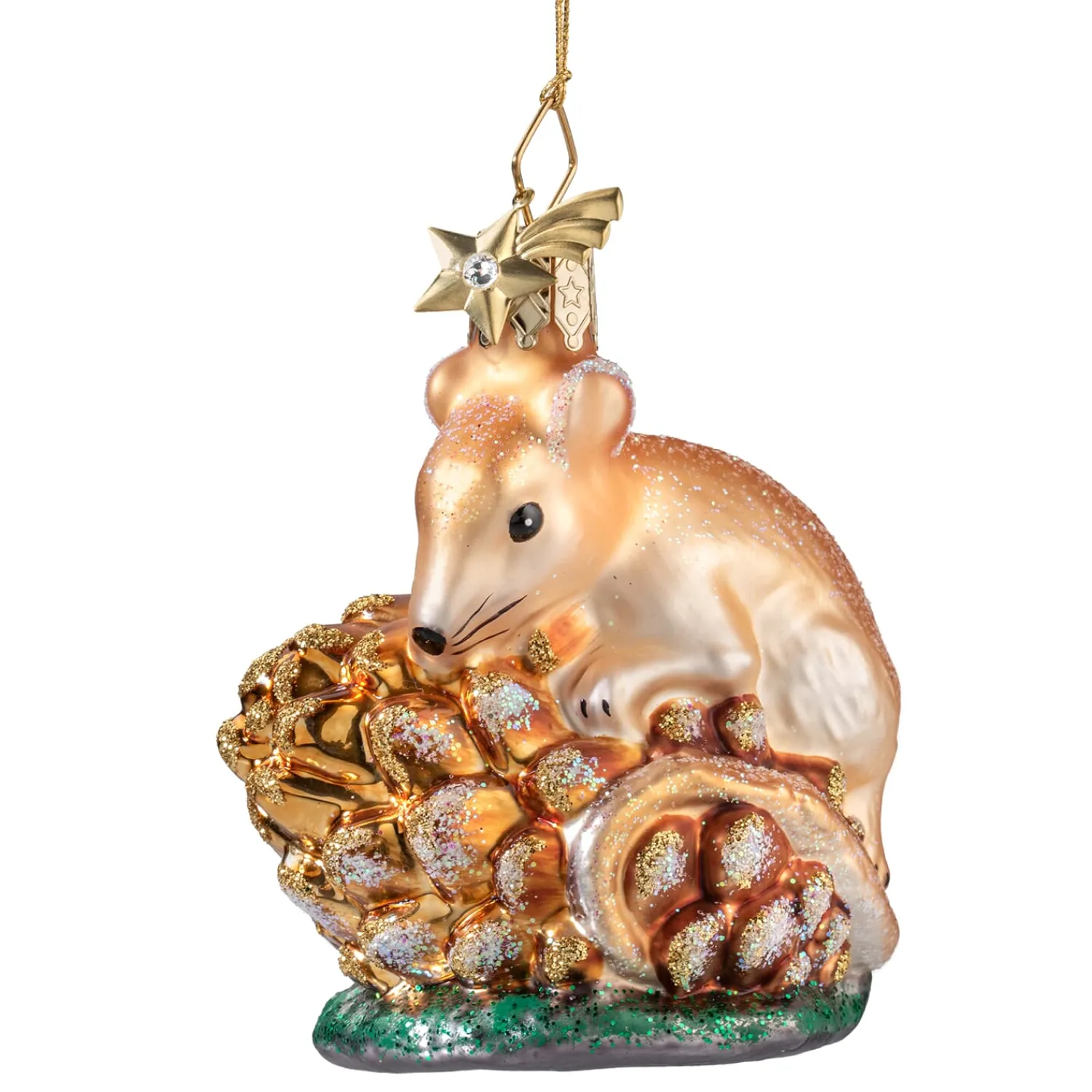 Poesie in Glas Glass Tree Decorations|Hazel Dormouse