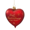 Poesie in Glas Rothenburg Souvenirs|Heart "Grus Aus Rothenburg"