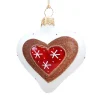 * Tree Baubles And Set Offers|Heart White With Gingerbread Heart