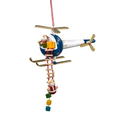 * Wood Tree Decorations|Helicopter