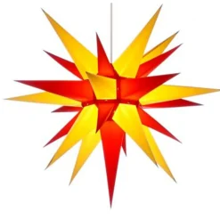 Herrnhuter Sterne Stars|Herrnhuter Paper Star, Red/Yellow, 36.6Inch
