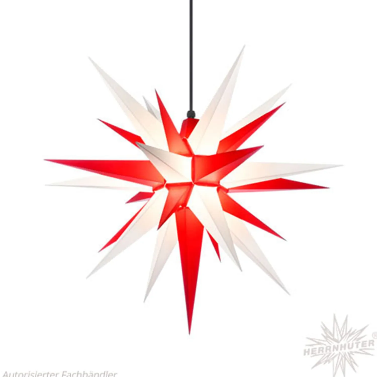 Herrnhuter Sterne Stars|Herrnhuter Star, White-Red, 68 Cm