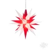 Herrnhuter Sterne Stars|Herrnhuter Star White/Red, 5.12Inch, Plastic