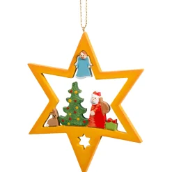 * Wood Tree Decorations|Holiday Greetings