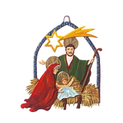 * Pewter Tree Decorations|Holy Family