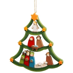 * Wood Tree Decorations|Holy Night