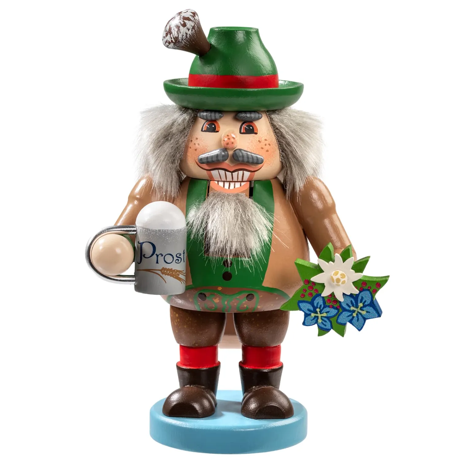 * Bavaria Souvenirs|Holzknackl "Bavarian", 5.3 Inch (13,5Cm)