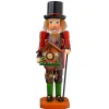 * Germany Souvenirs|Holzknackl "Clock Seller", 12.2Inch