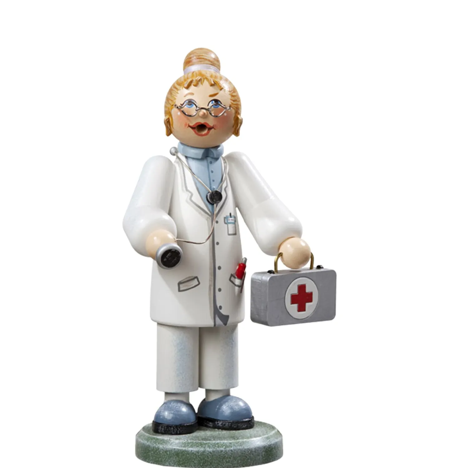 * Incense Smokers|Holzknoddl "Doctor", Incense Smoker