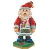 * Incense Smokers|Holzknoddl "Santa With Music Box", Incense Smoker