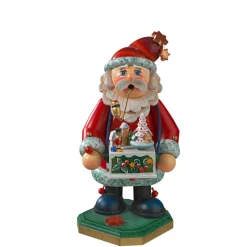 * Incense Smokers|Holzknoddl "Santa With Music Box", Incense Smoker