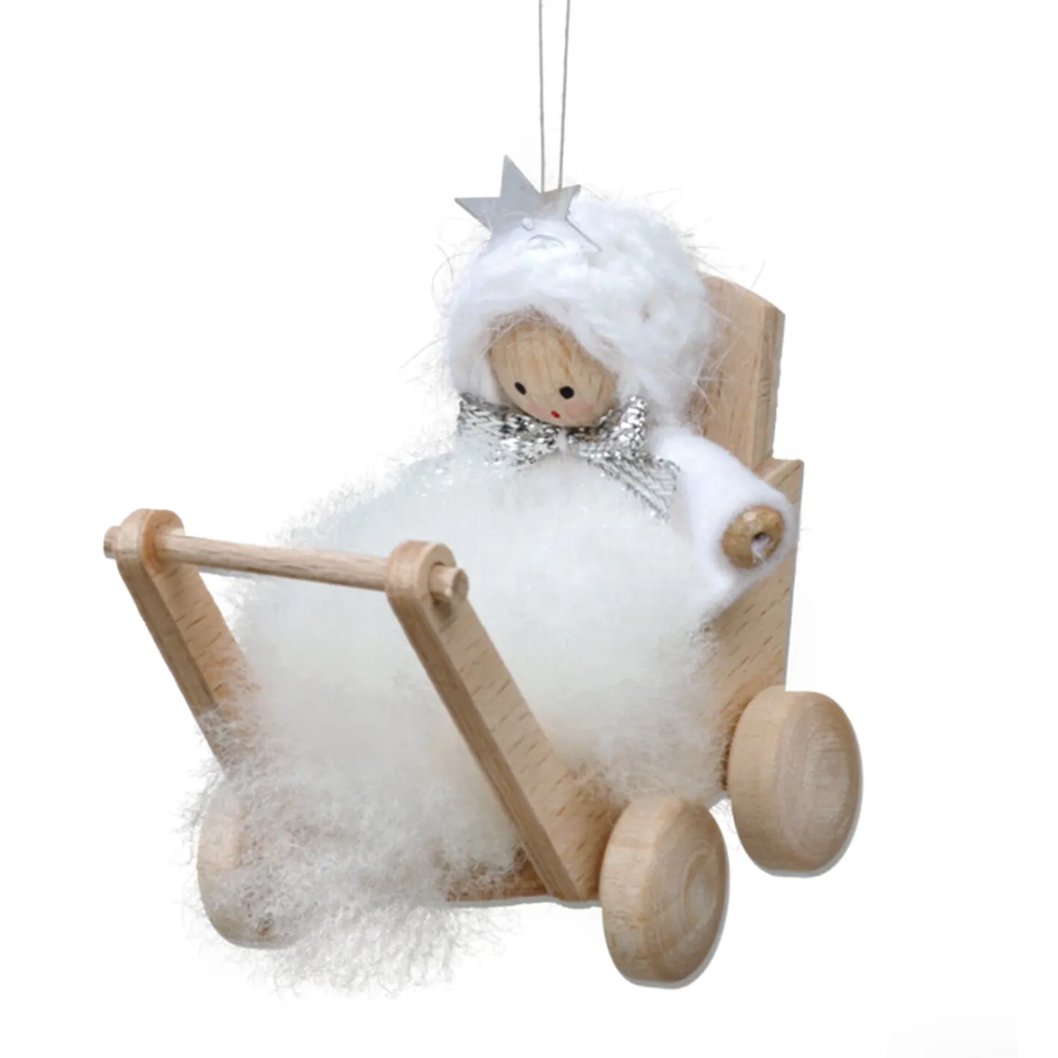 * Felt Tree Decorations|Ice Flower Child "Lia"